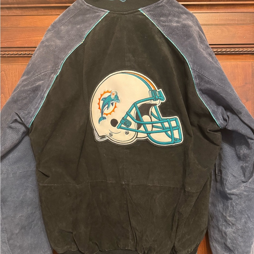 Miami Dolphins NFL Suede Jacket